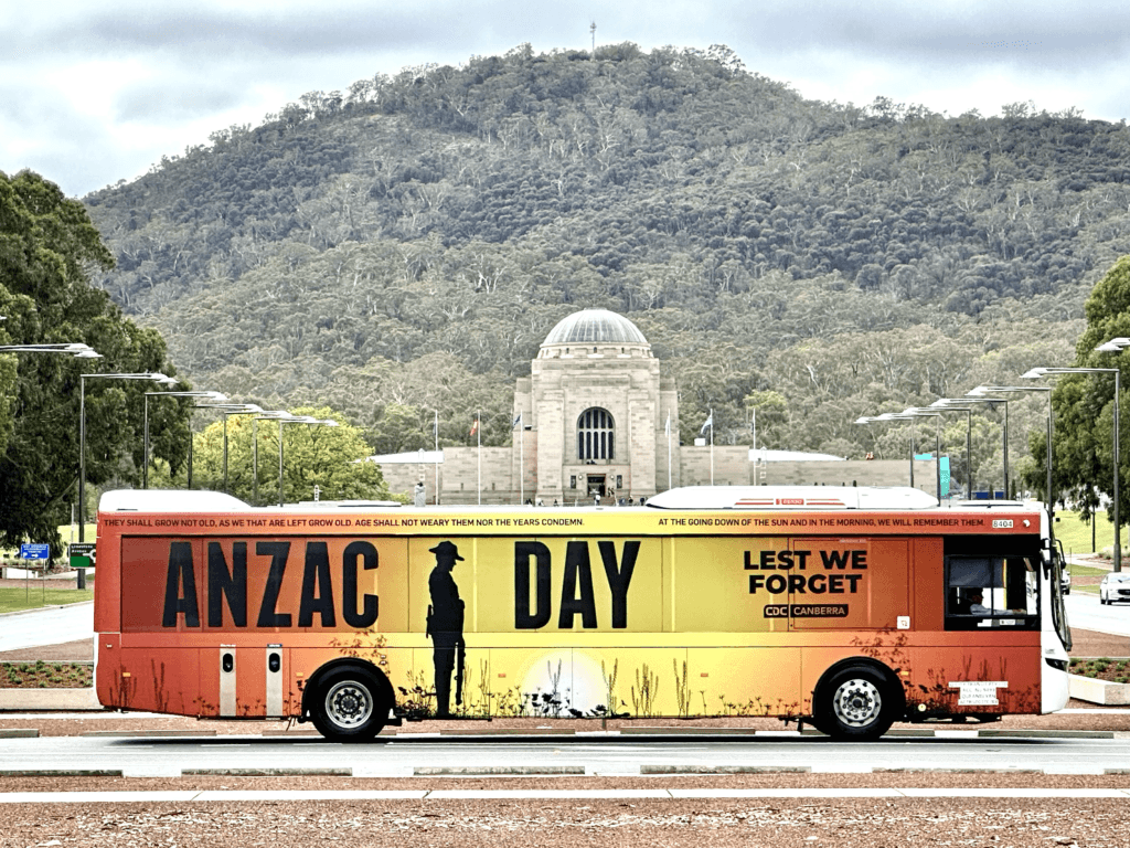 Anzac Bus Aust War Memorial 1