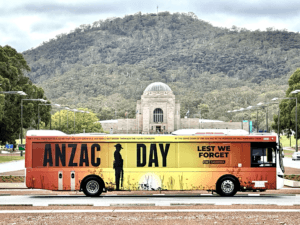Anzac Bus Aust War Memorial 1